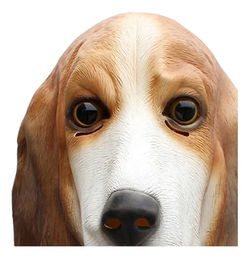 MASCARA CABEZA DE PERRO LATEX HALLOWEEN THERIAN DISFRACES FIESTAS EVENTOS - 4