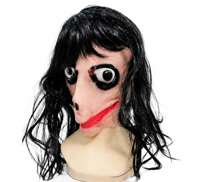 MASCARA REALISTA DEL MOMO MUÑECO DIABOLICO PARA HALLOWEEN DISFRACES FIESTAS EVENTOS - 1