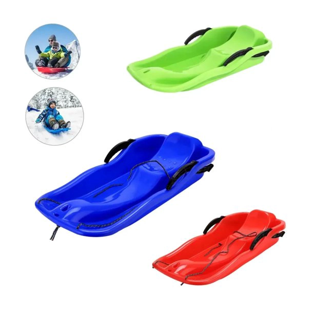 TRINEO NIEVE CON FRENO Y MANILLAS PARA NIÑOS Y ADULTOS 33281 - 1