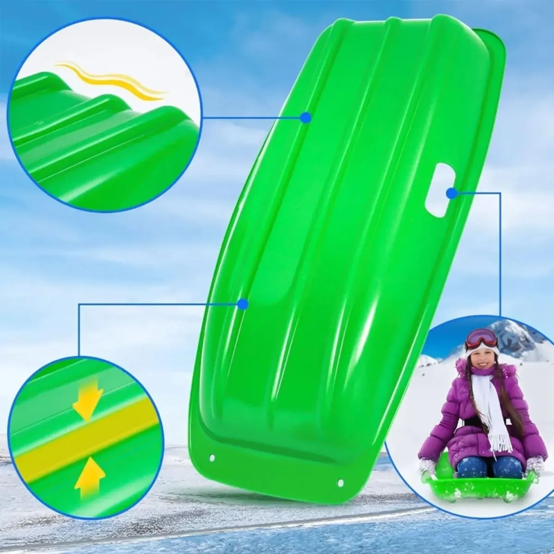 TRINEO PARA NIEVE DESLIZANTE FRENOS AGARRADERA ADULTO NIÑO TRINEOS 33279 - 4