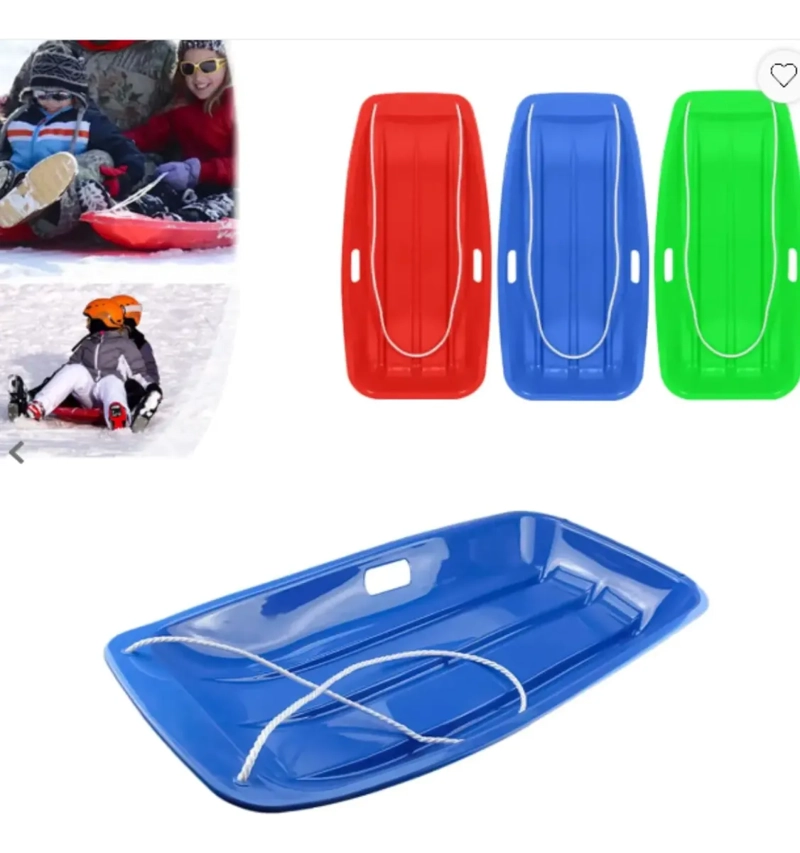 TRINEO PARA NIEVE DESLIZANTE FRENOS AGARRADERA ADULTO NIÑO TRINEOS 33279 - 5
