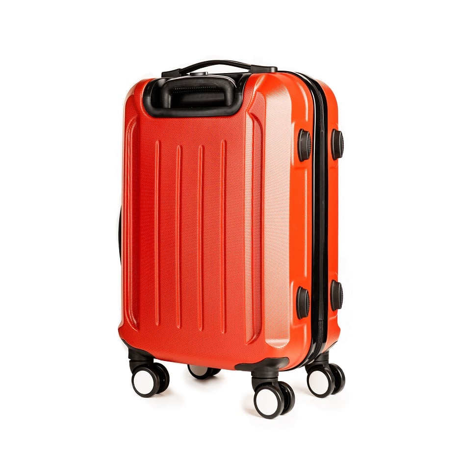 MALETA DE MANO TRAVELWORLD CABINA CARRY ON VALIJA DE MANO ROJA - 4