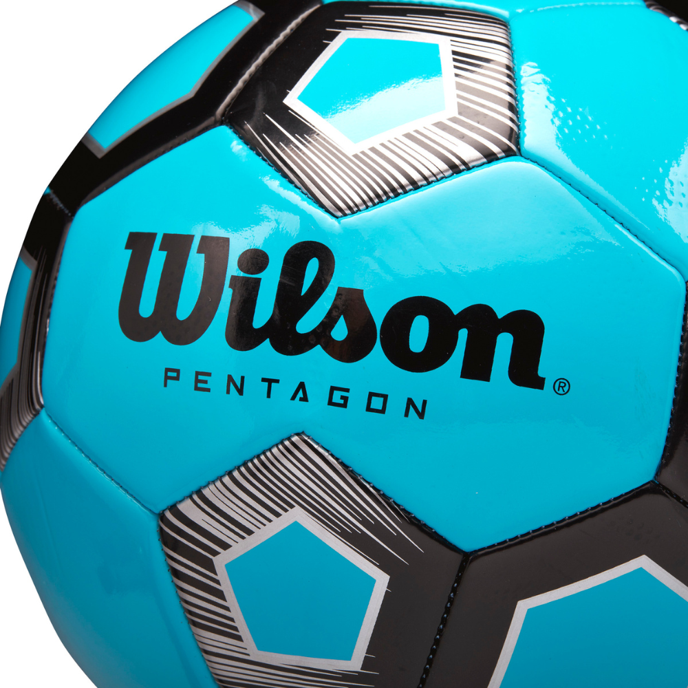 BALÓN FUTBOL WILSON PENTAGON TAMAÑO 5 AZUL - 4