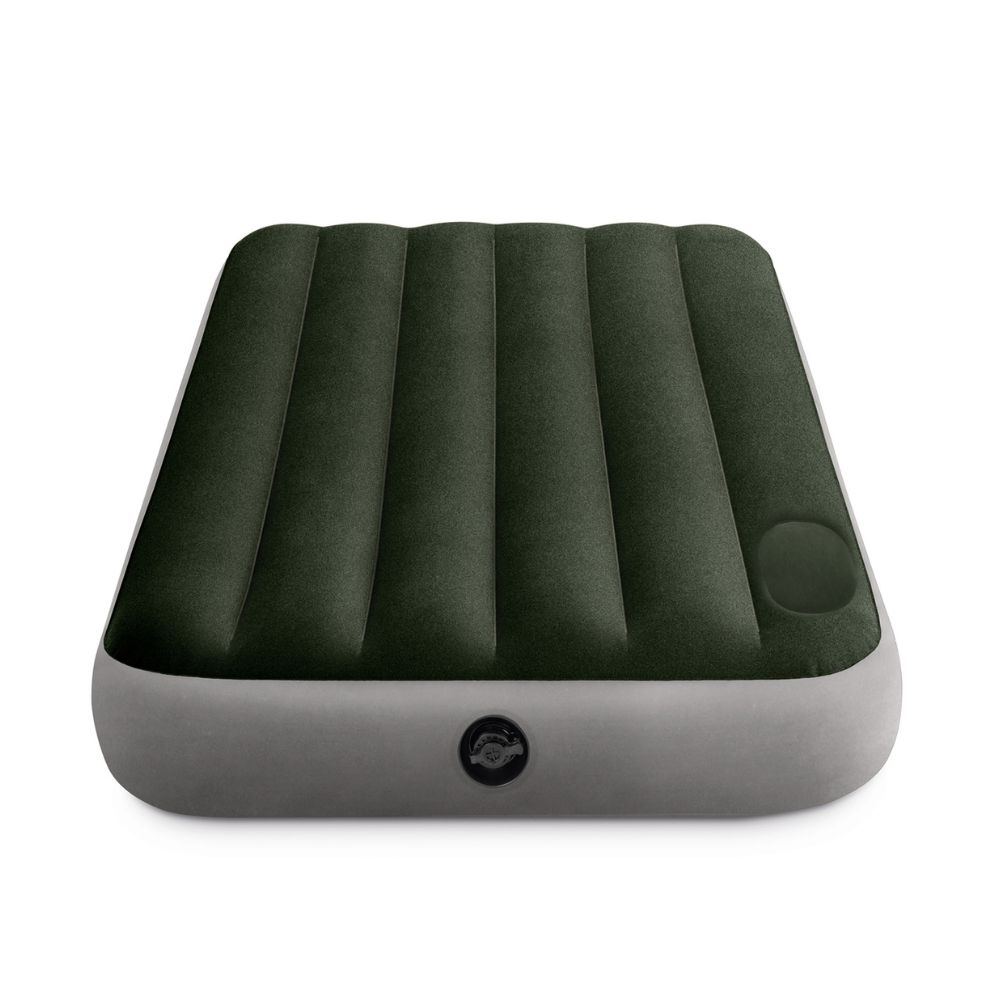 COLCHÓN INFLABLE INTEX 99X191X25 CM 1,5 PLAZAS DOWNY CON INFLADOR PIE - 2