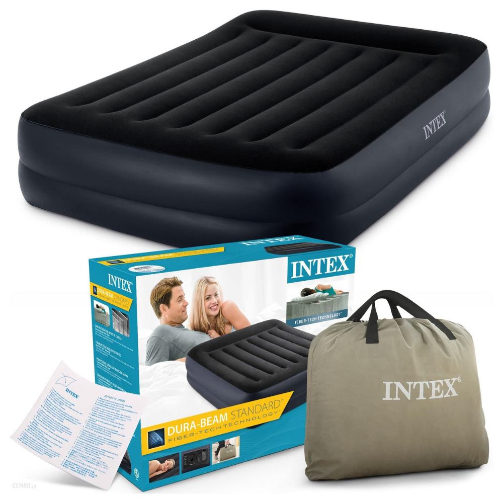 COLCHÓN INFLABLE INTEX 152X203X42 CM ELÉCTRICO 2 PLAZAS PILLOW REST RAISED - 4