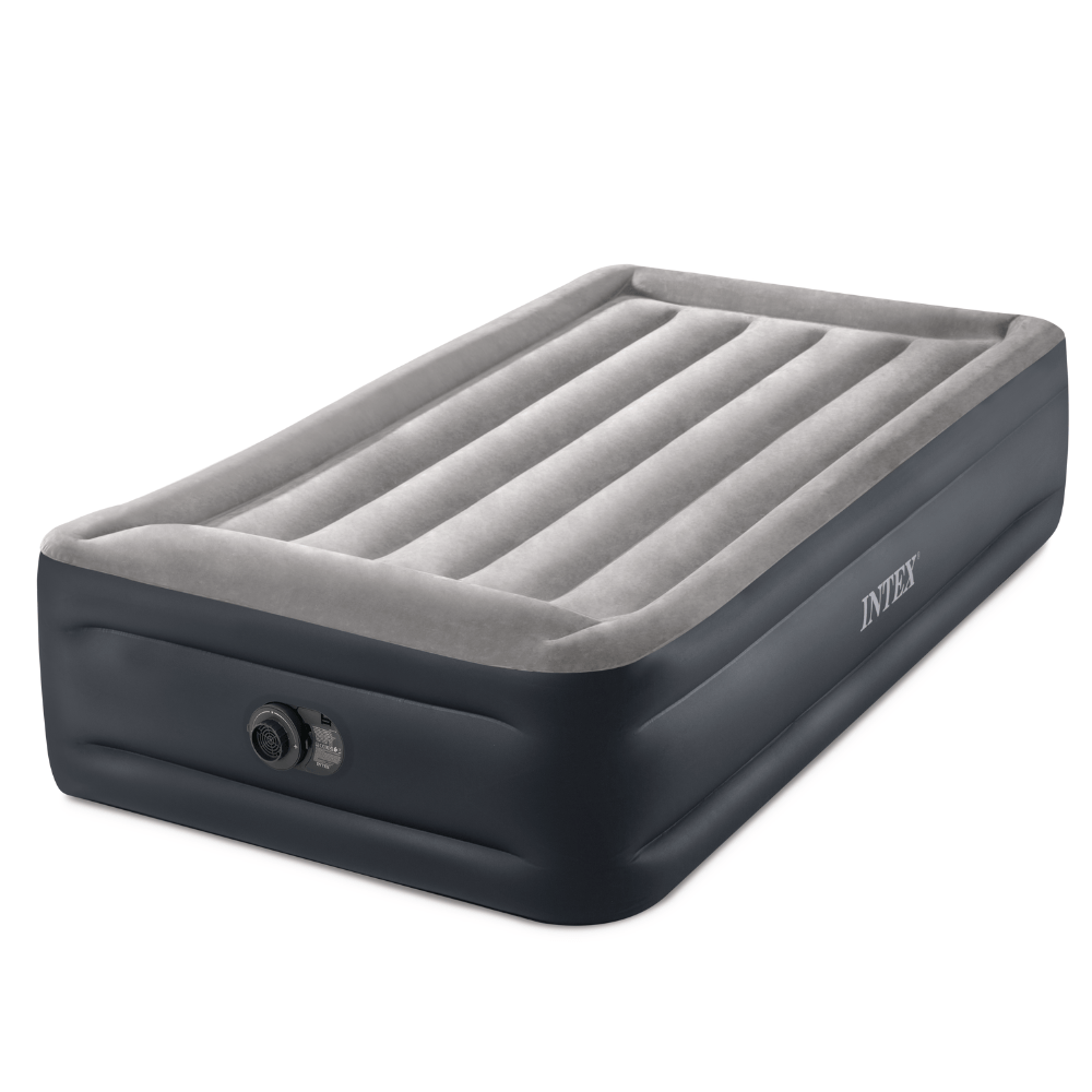 COLCHON INFLABLE ELE CTRICO INTEX 1,5 PLAZAS 99X191X42 CM DELUXE PILLOW REST RAISED - 1