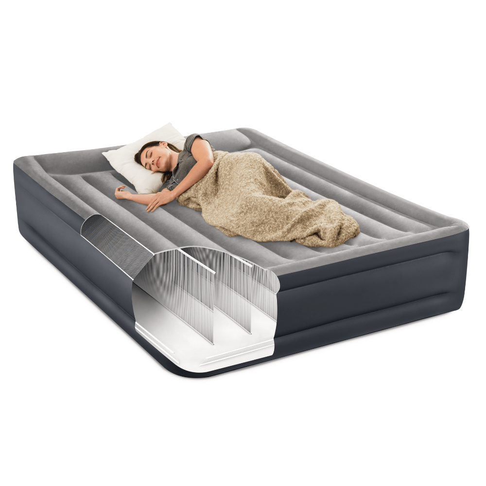 COLCHÓN INFLABLE INTEX 152X203X42 CM ELÉCTRICO 2 PLAZAS DELUXE PILLOW REST RAISED - 5
