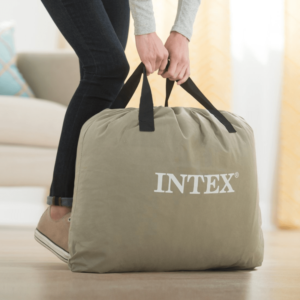 COLCHÓN INFLABLE INTEX 152X203X42 CM ELÉCTRICO 2 PLAZAS DELUXE PILLOW REST RAISED - 8