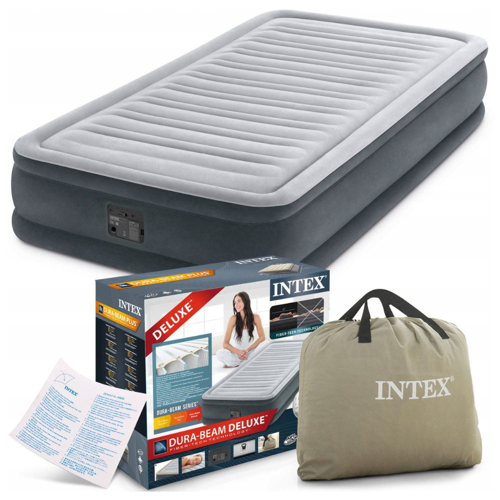 COLCHÓN INFLABLE ELÉCTRICO INTEX 1,5 PLAZAS 99X191X46 CM COMFORT PLUSH - 4