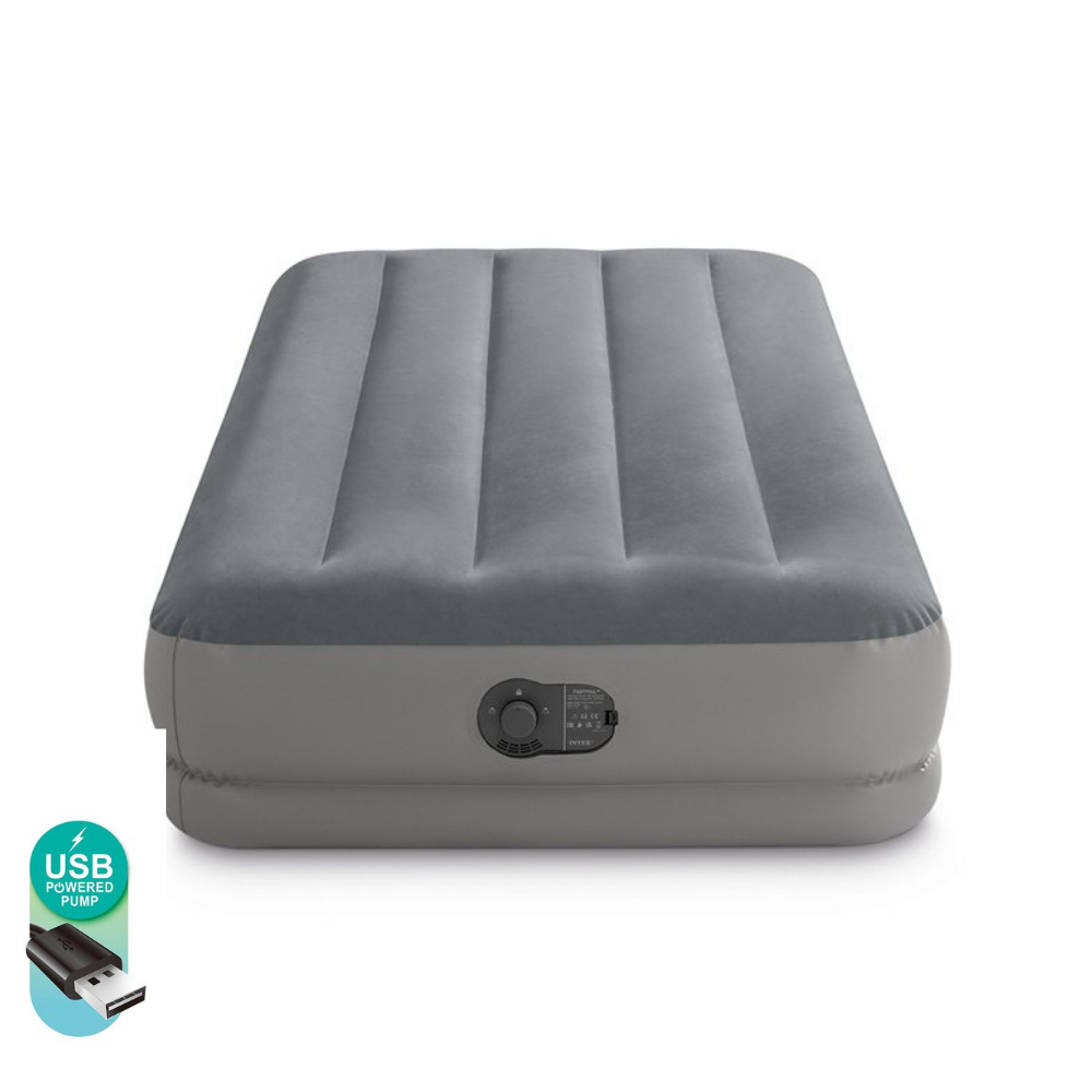 COLCHÓN INFLABLE ELÉCTRICO USB INTEX 1,5 PLAZAS 99X191X30 CM PRESTIGE MID-RISE - 2