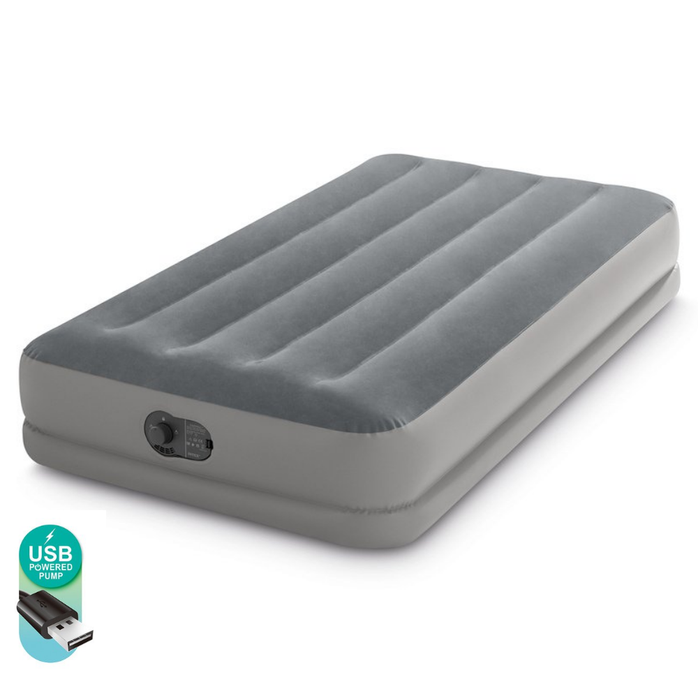 COLCHÓN INFLABLE ELÉCTRICO USB INTEX 1,5 PLAZAS 99X191X30 CM PRESTIGE MID-RISE - 3