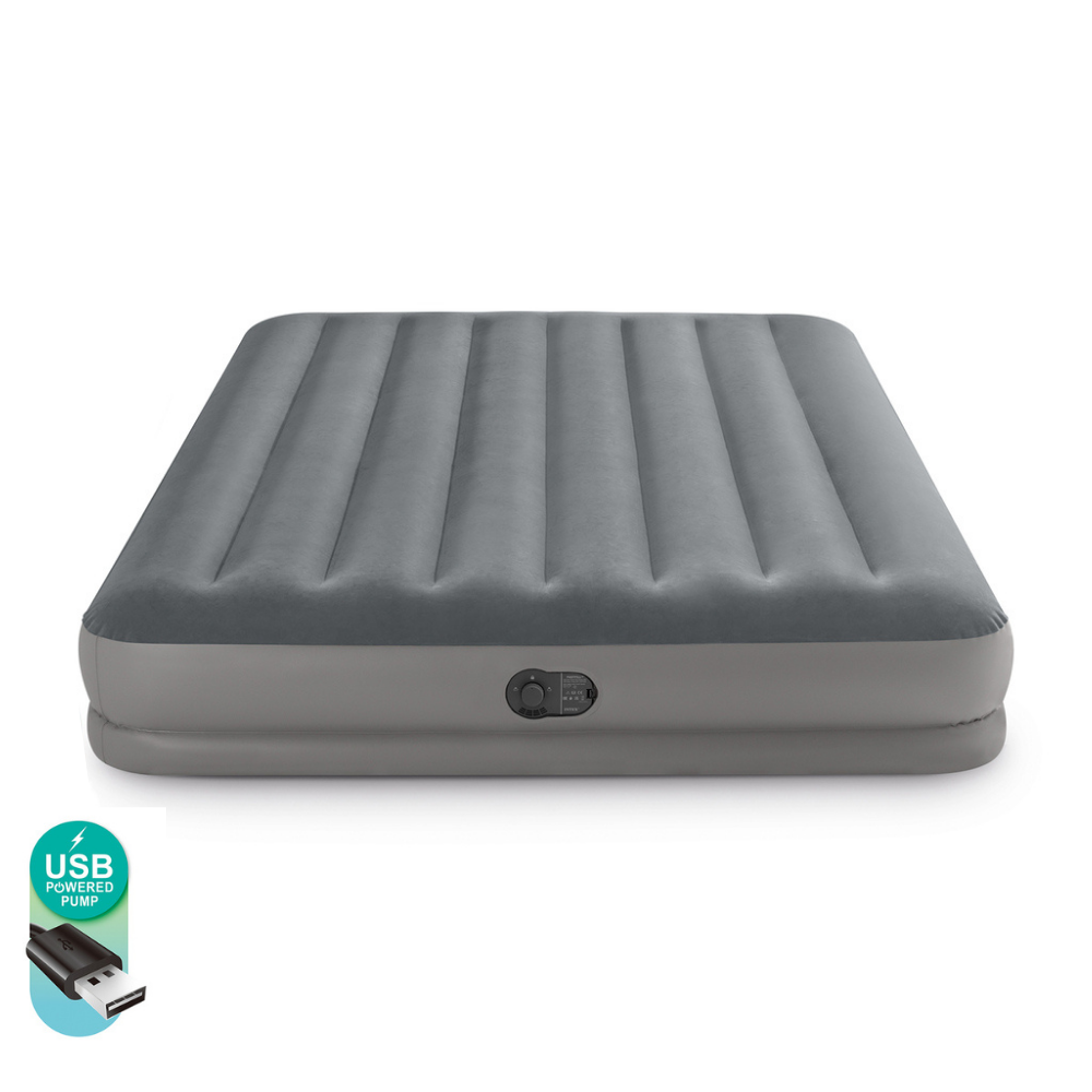 COLCHÓN INFLABLE INTEX 152X203X30 CM ELÉCTRICO USB 2 PLAZAS PRESTIGE MID-RISE - 2
