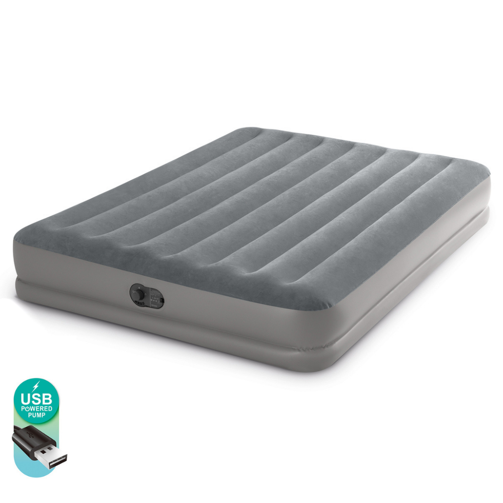COLCHÓN INFLABLE INTEX 152X203X30 CM ELÉCTRICO USB 2 PLAZAS PRESTIGE MID-RISE - 3