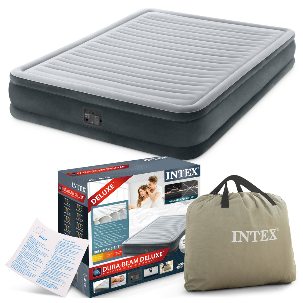 COLCHÓN INFLABLE INTEX 152X203X33 CM ELÉCTRICO 2 PLAZAS COMFORT PLUSH - 4