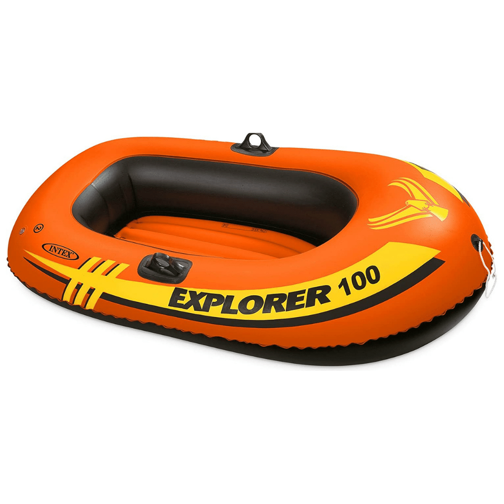 BOTE INFLABLE INTEX VINILO EXPLORER 100 CAPACIDAD 55 KG - 1