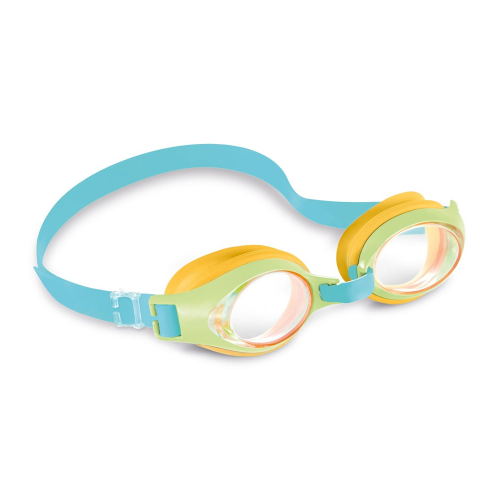 LENTES DE AGUA INTEX NIÑO ANTEOJOS NATACIÓN JUNIOR GOGGLES VERDE - 1