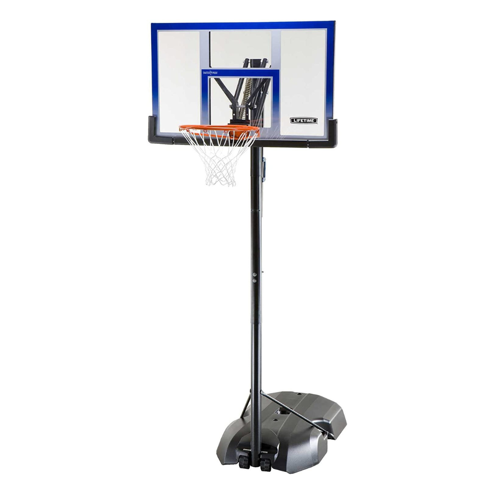 ARO DE BASKETBALL PORTÁTIL LIFETIME TABLERO POLICARBONATO 122 X 84 CM 48¿ ALTURA OFICIAL FRONT COURT - 1