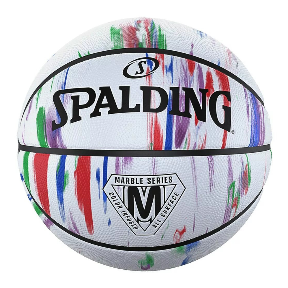 BALÓN BASKETBALL SPALDING MARBLE SERIES TAMAÑO 7 RAINBOW - 1