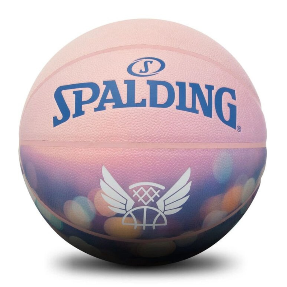 BALÓN BASKETBALL SPALDING TREND NIGHTFALL TAMAÑO 7 ROSADO - 1