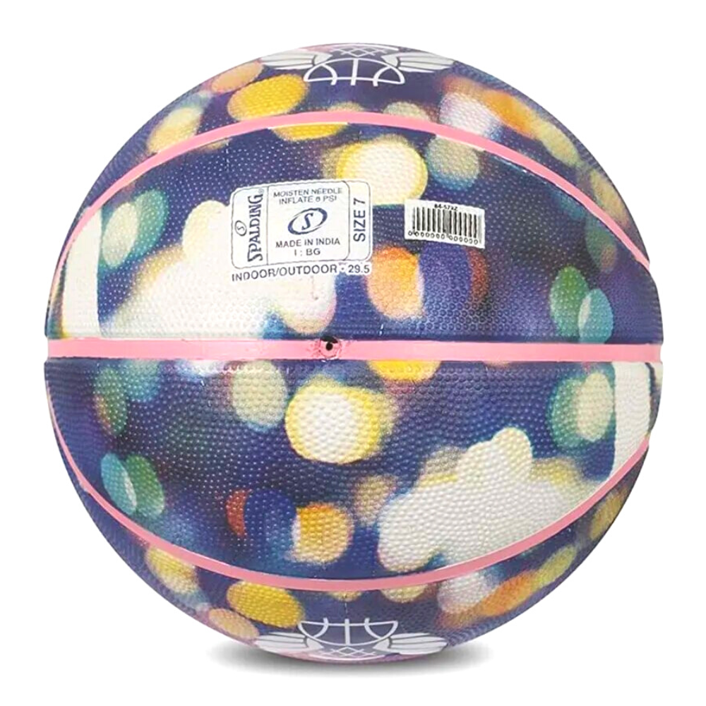 BALÓN BASKETBALL SPALDING TREND NIGHTFALL TAMAÑO 7 ROSADO - 3