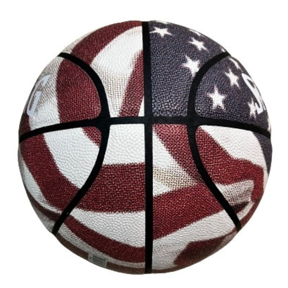 BALÓN BASKETBALL SPALDING TREND STARS STRIPES TAMAÑO 7 USA - 4
