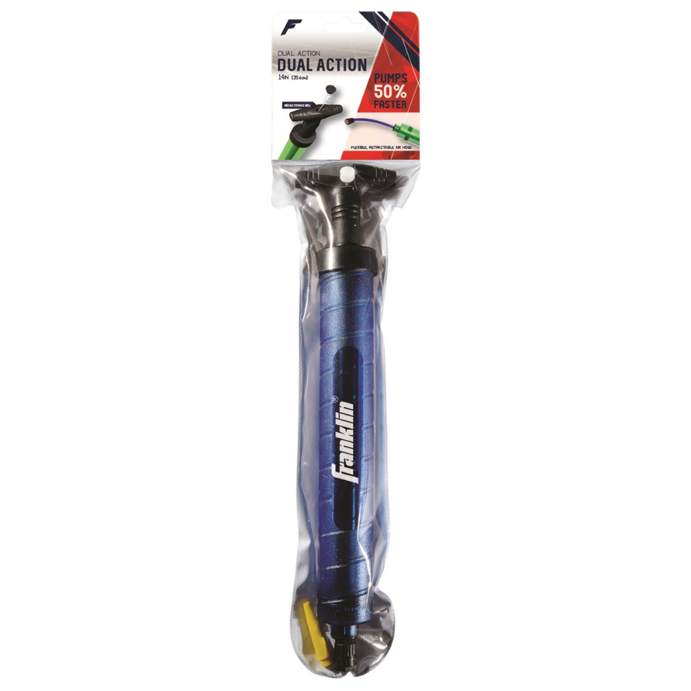 BOMBÍN FRANKLIN SPORTS 34 CM AZUL DUAL ACTION PUMP - 3