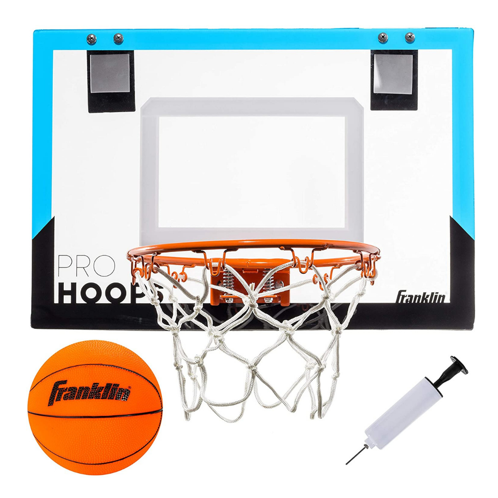 TABLERO DE BASKETBALL FRANKLIN SPORTS DE PUERTA 46 X 30 CM PRO HOOPS - 1