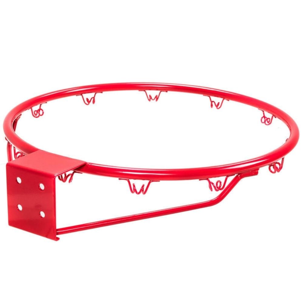 ARO DE BASKETBALL BAMO ACERO TAMAÑO OFICIAL 45 CM 16 MM ROJO - 3