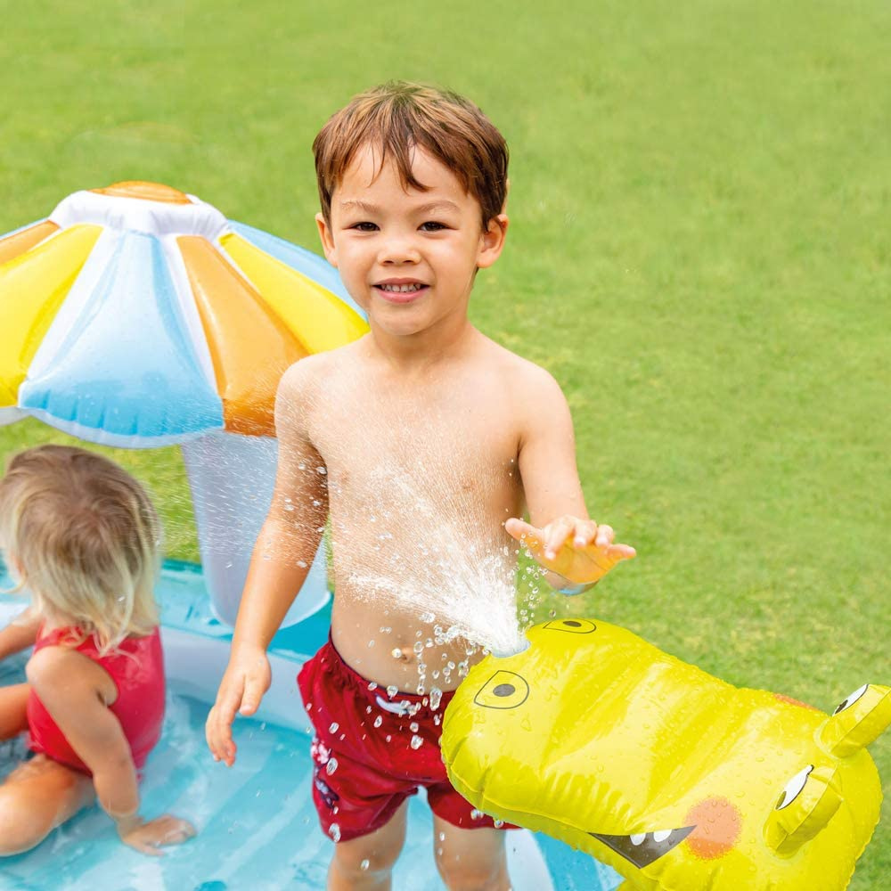 CENTRO DE ACTIVIDAD INFLABLE INTEX COCODRILO GATOR - 4