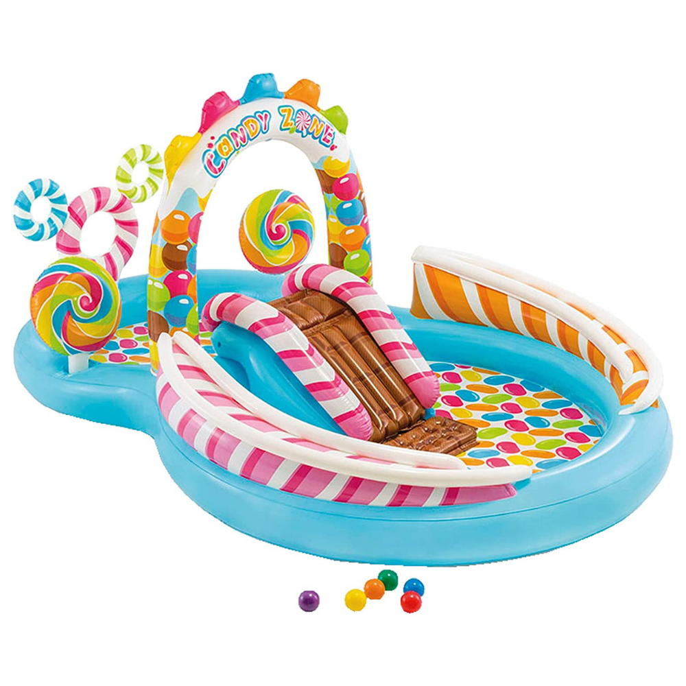 CENTRO DE ACTIVIDAD INFLABLE INTEX DULCES CANDY ZONE - 1