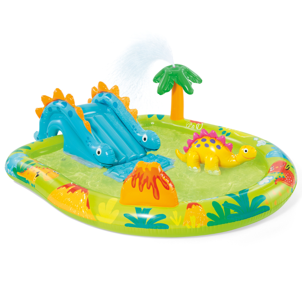 CENTRO DE ACTIVIDAD INFLABLE INTEX LITTLE DINO - 1