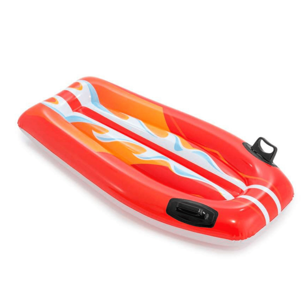 FLOTADOR INFLABLE MAT INTEX TABLA DE BODY 112X62 CM JOY RIDERS ROJO - 1