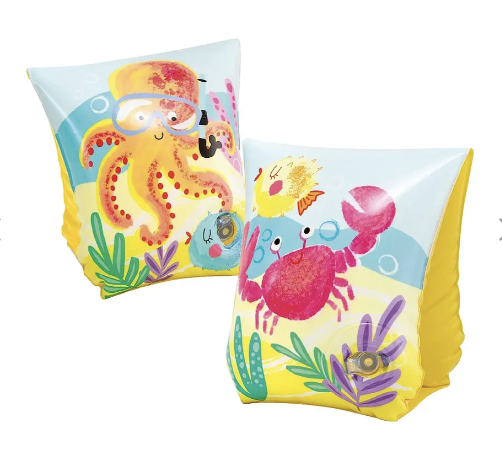 ALITAS INFLABLES INTEX NIÑO PEZ CAPACIDAD 30 KG TROPICAL BUDDIES - 1