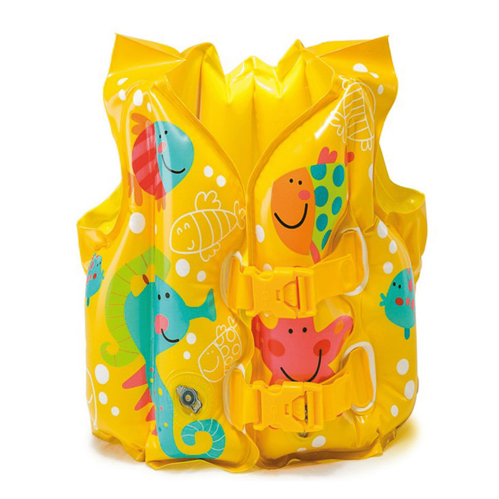 FLOTADOR INFLABLE INTEX BEBÉ CHALECO TROPICAL CAPACIDAD 23 KG TROPICAL BUDDIES - 1