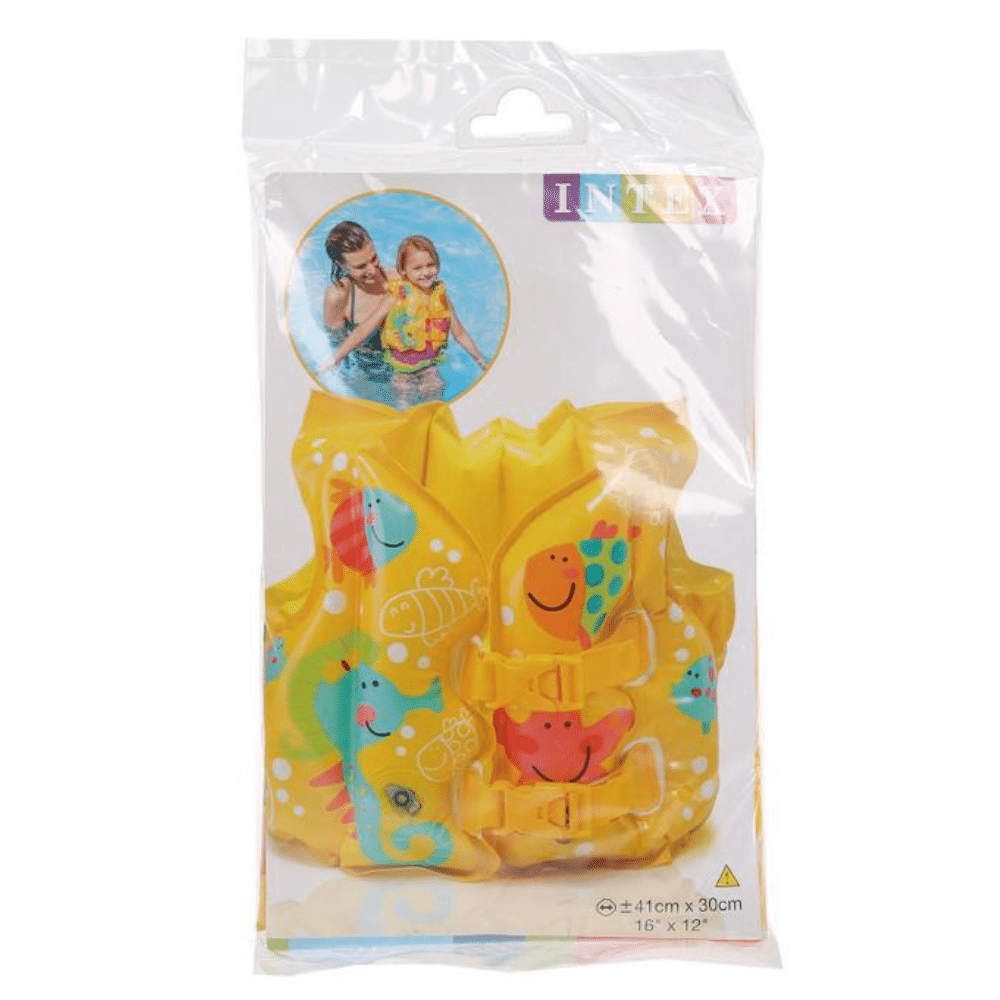 FLOTADOR INFLABLE INTEX BEBÉ CHALECO TROPICAL CAPACIDAD 23 KG TROPICAL BUDDIES - 3