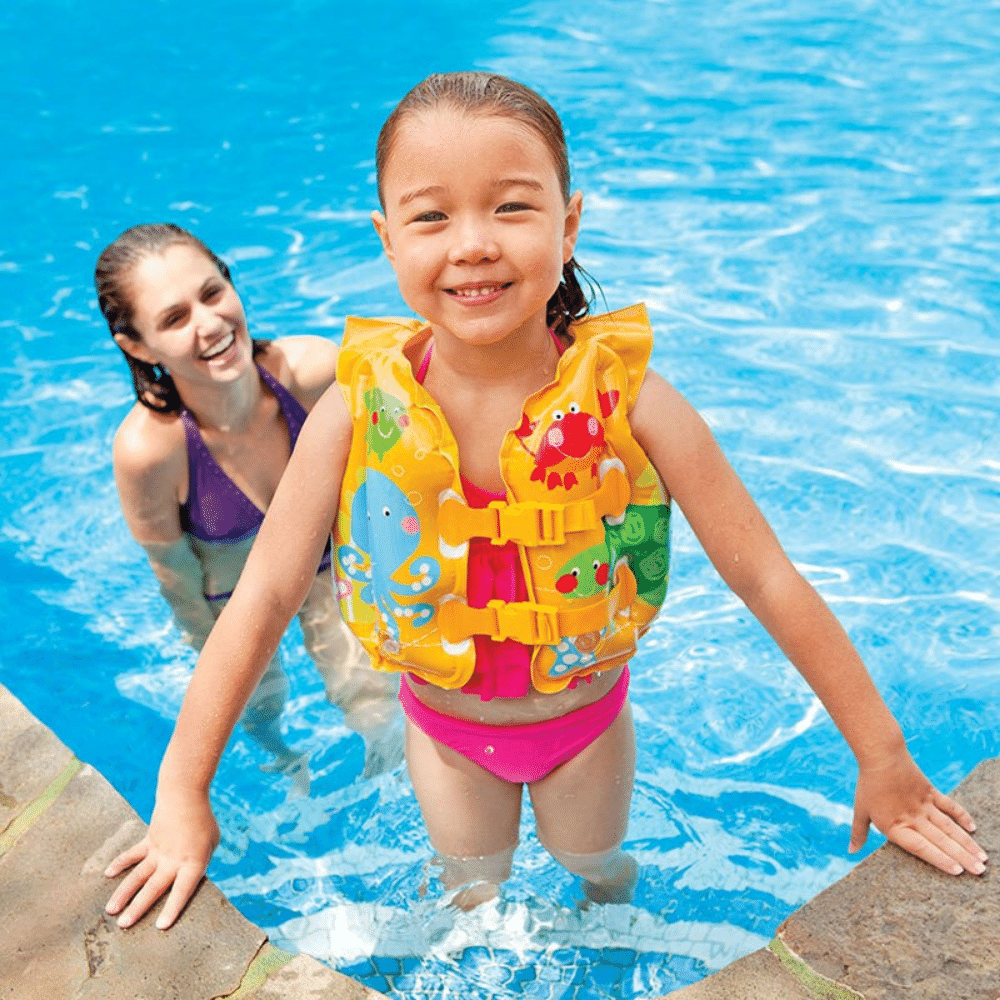 FLOTADOR INFLABLE INTEX BEBÉ CHALECO TROPICAL CAPACIDAD 23 KG TROPICAL BUDDIES - 5