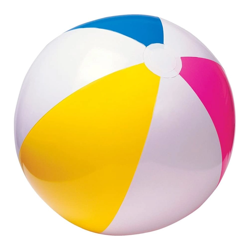 PELOTA INFLABLE INTEX COLORES BRILLANTES 61 CM GLOSSY PANEL BALL - 1