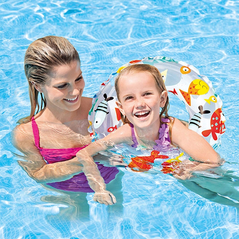 FLOTADOR INFLABLE REDONDO INTEX PECES DE CORAL 51 CM LIVELY PRINT - 2
