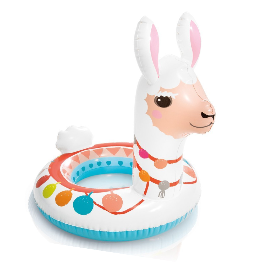 FLOTADOR INFLABLE INTEX REDONDO LLAMA 58 CM BIG ANIMAL RING - 1