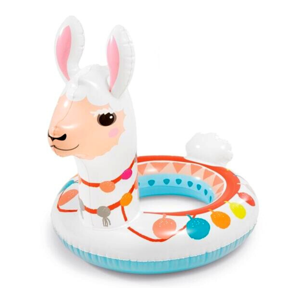 FLOTADOR INFLABLE INTEX REDONDO LLAMA 58 CM BIG ANIMAL RING - 2