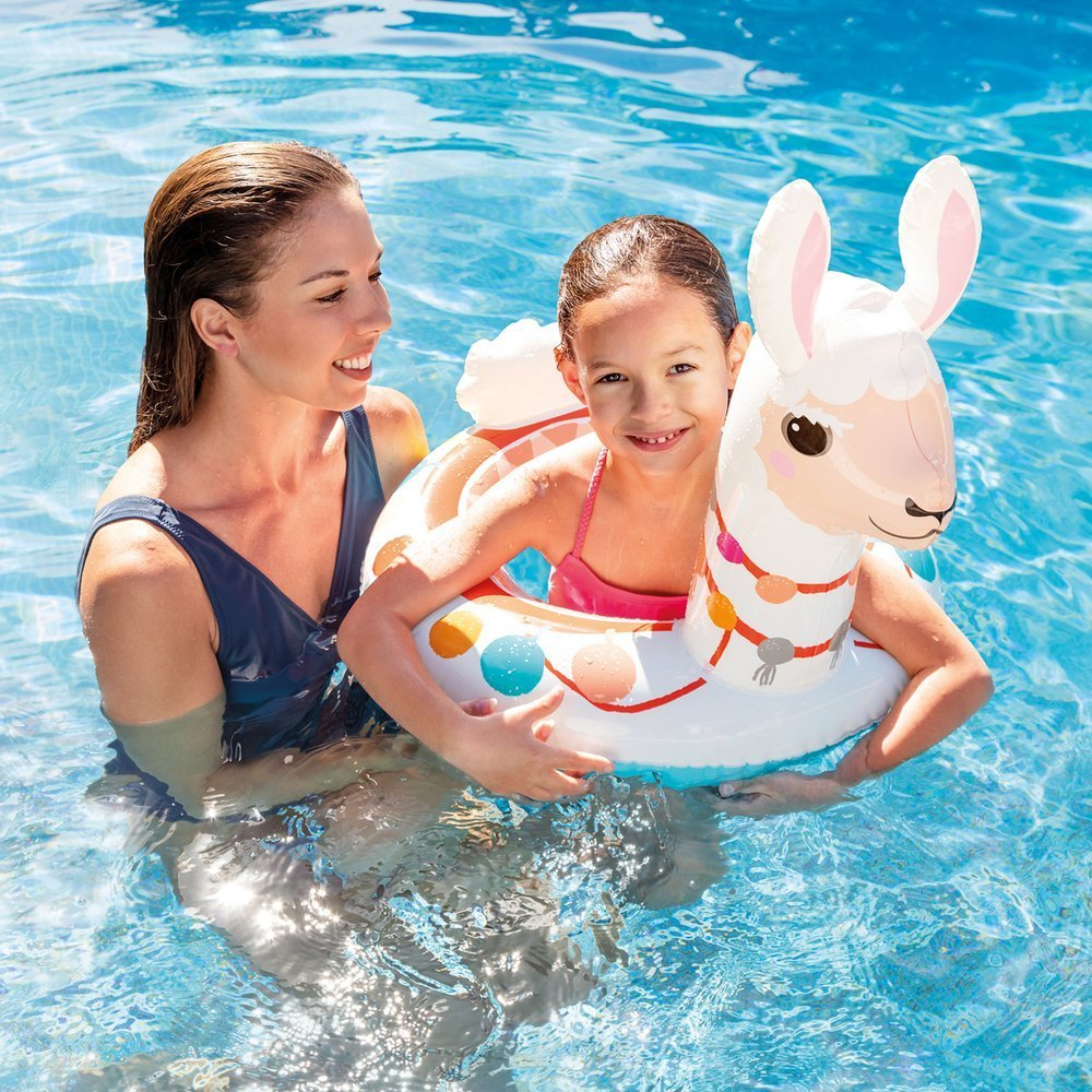 FLOTADOR INFLABLE INTEX REDONDO LLAMA 58 CM BIG ANIMAL RING - 4