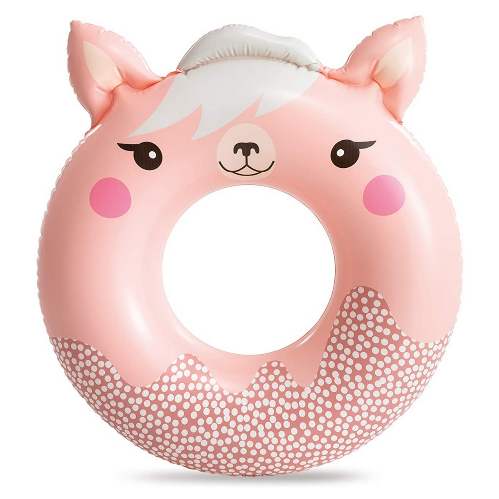 FLOTADOR INFLABLE REDONDO INTEX LLAMA 76 CM CUTE ANIMAL - 1