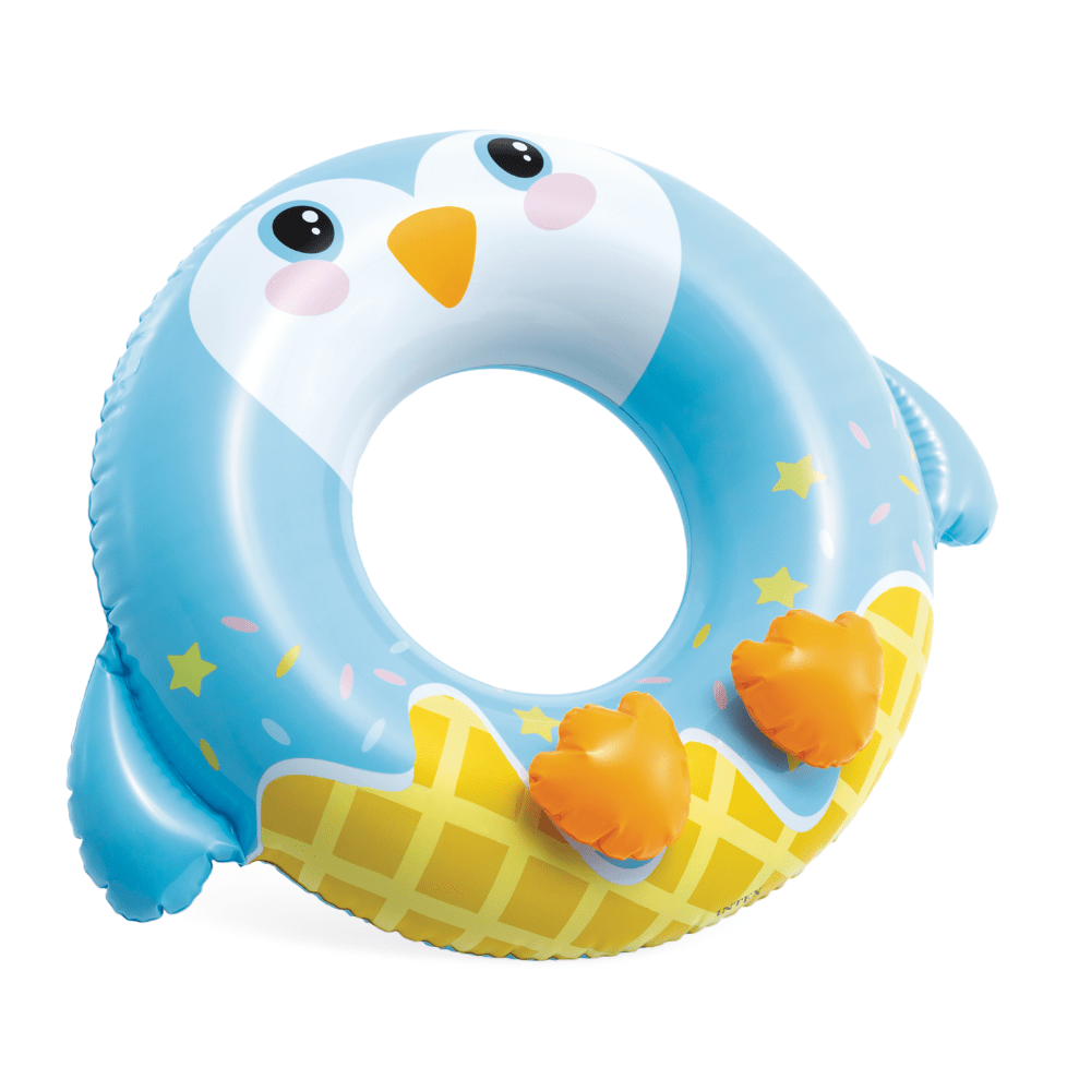 FLOTADOR INFLABLE INTEX REDONDO PEREZOSO 76 CM CUTE ANIMAL - 1