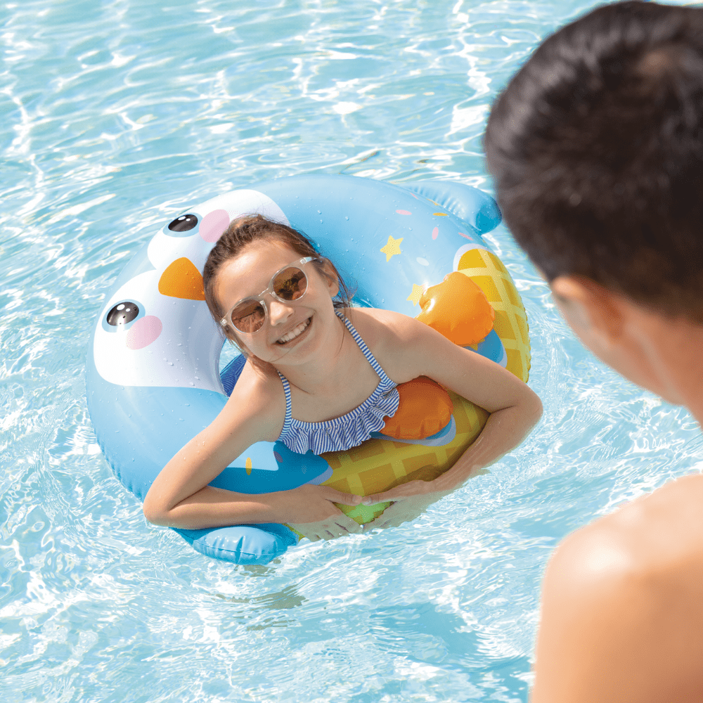FLOTADOR INFLABLE INTEX REDONDO PEREZOSO 76 CM CUTE ANIMAL - 6