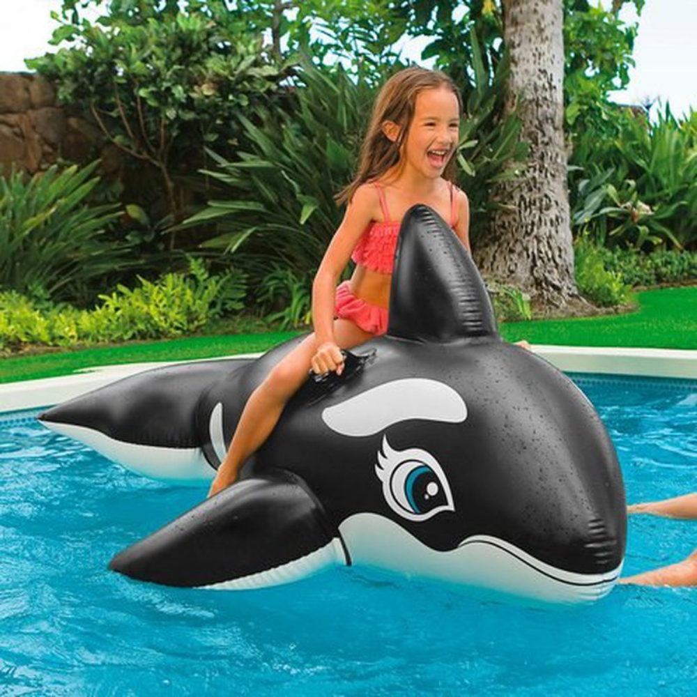 FLOTADOR INFLABLE DISEÑO INTEX ORCA 193X119 CM WHALE - 3