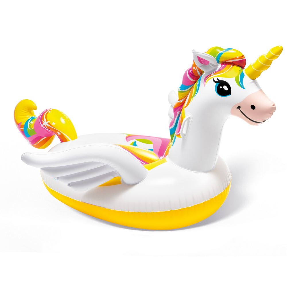 FLOTADOR INFLABLE INTEX DISEÑO UNICORNIO ENCANTADO 198X140X97 CM ENCHANTED UNICORN - 1