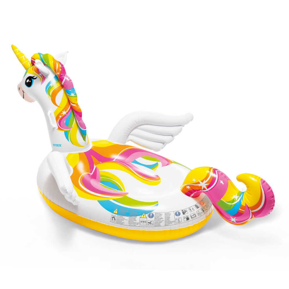 FLOTADOR INFLABLE INTEX DISEÑO UNICORNIO ENCANTADO 198X140X97 CM ENCHANTED UNICORN - 3