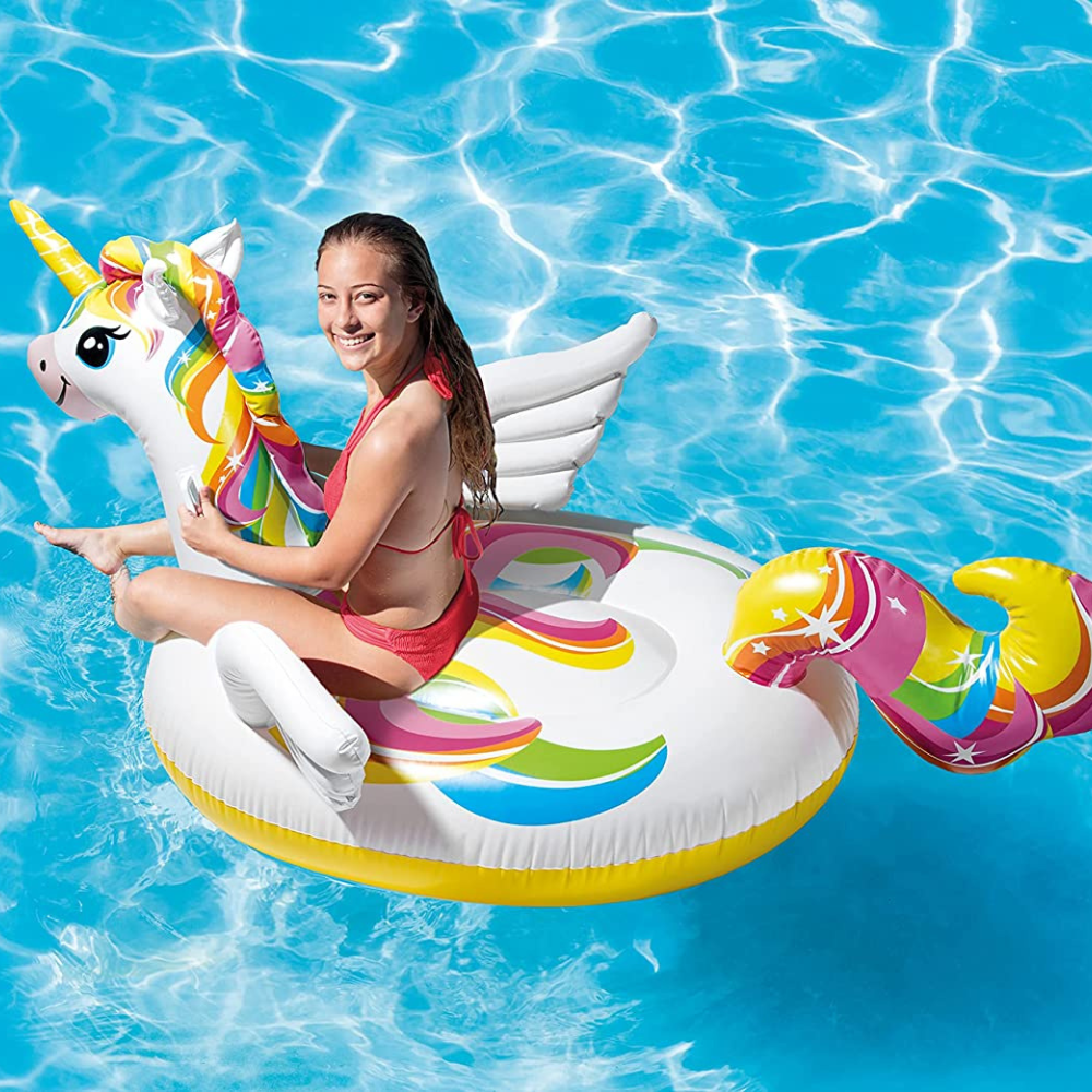 FLOTADOR INFLABLE INTEX DISEÑO UNICORNIO ENCANTADO 198X140X97 CM ENCHANTED UNICORN - 4