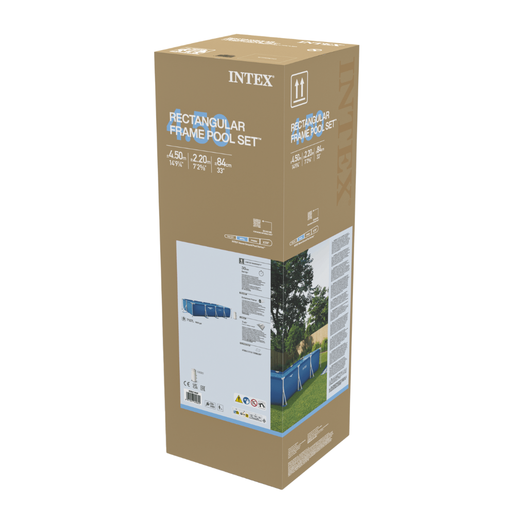 PISCINA ESTRUCTURAL INTEX SMALL FRAME SET 450X220X84 CM + BOMBA - 8