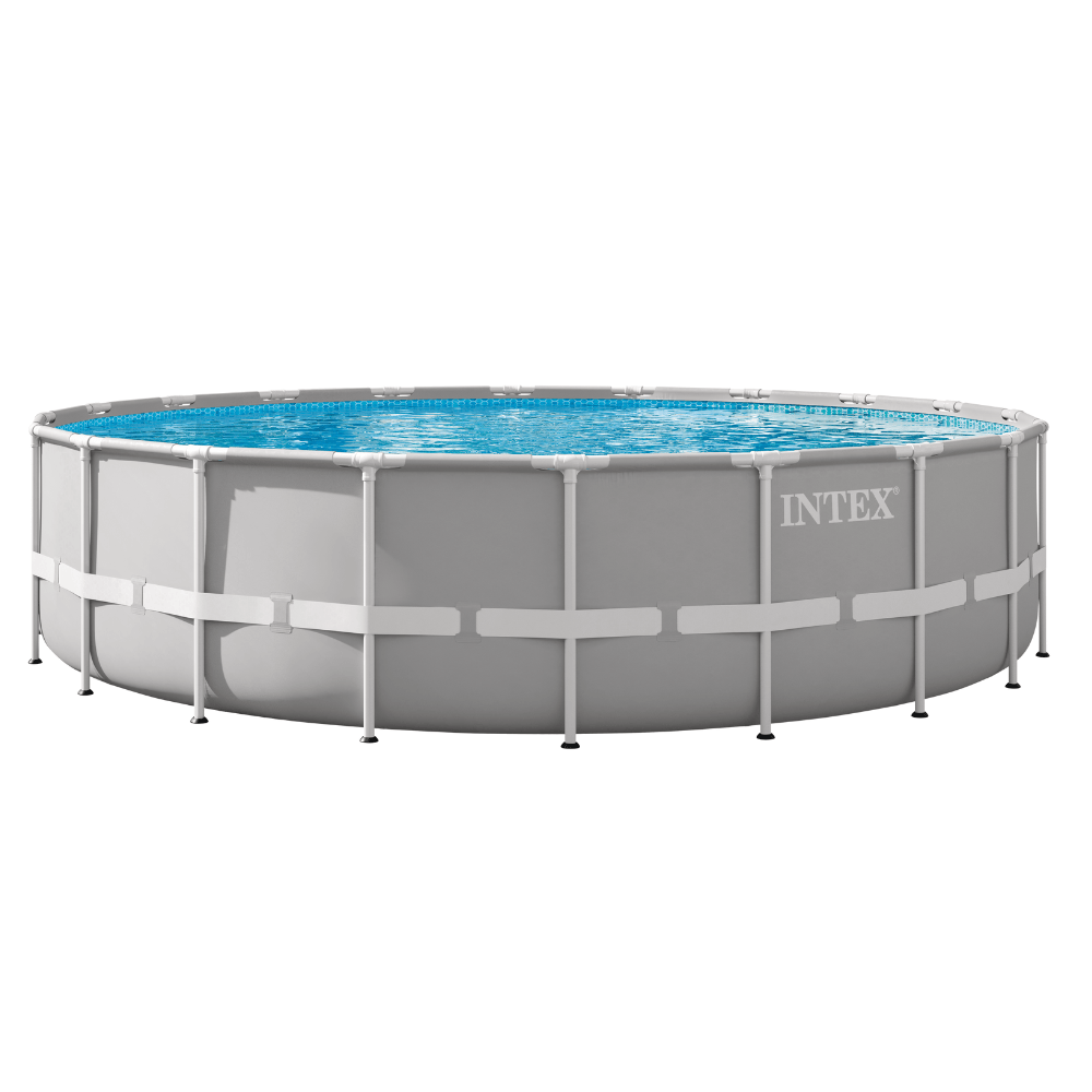 PISCINA ESTRUCTURAL INTEX PRISMA FRAME SET 610X132 CM + BOMBA + ESCALERA + COBERTOR + BASE - 1